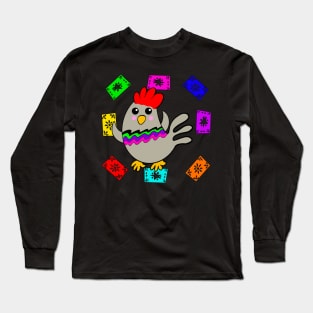 Chicken Hispanic Heritage Long Sleeve T-Shirt